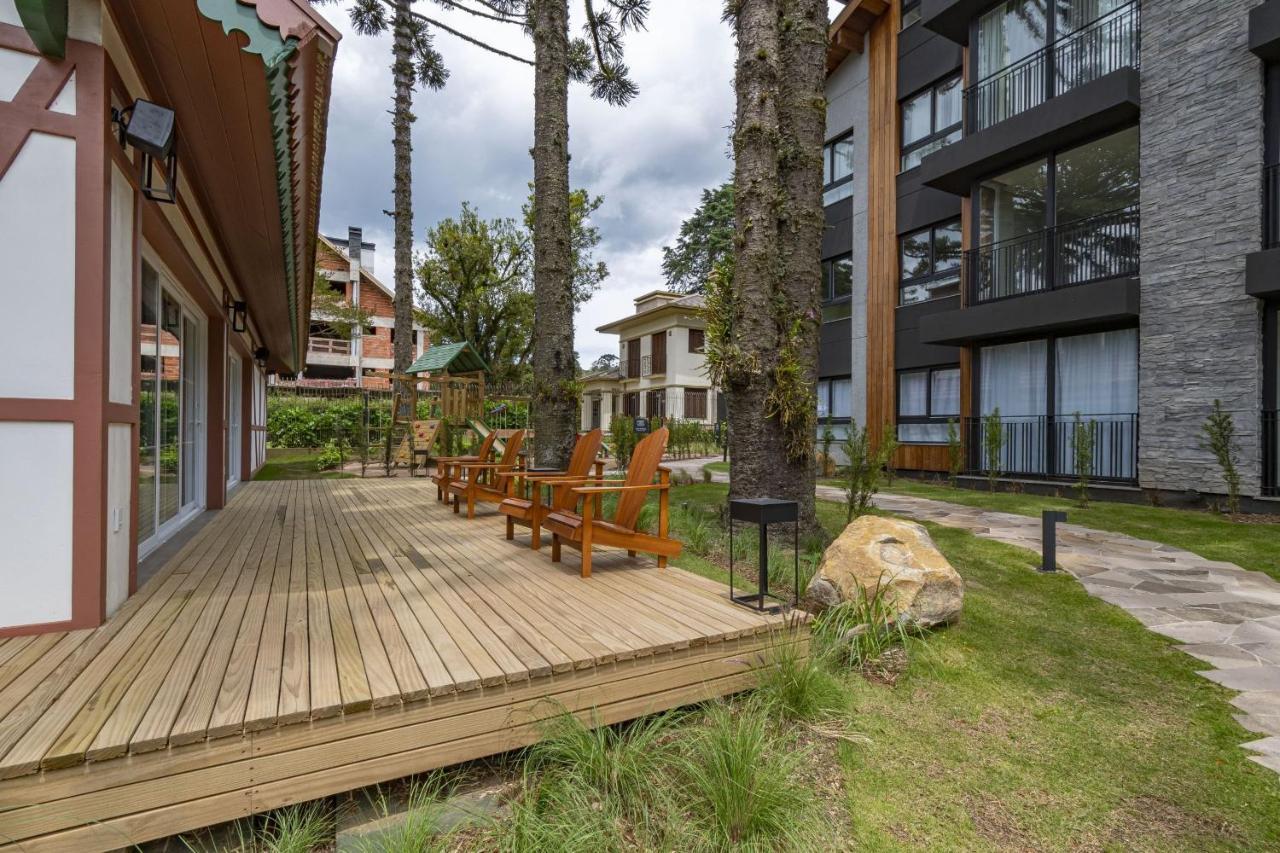 Rosa Edificio Bav Apartment Gramado Exterior photo