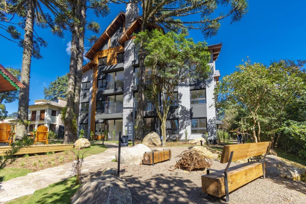 Rosa Edificio Bav Apartment Gramado Exterior photo