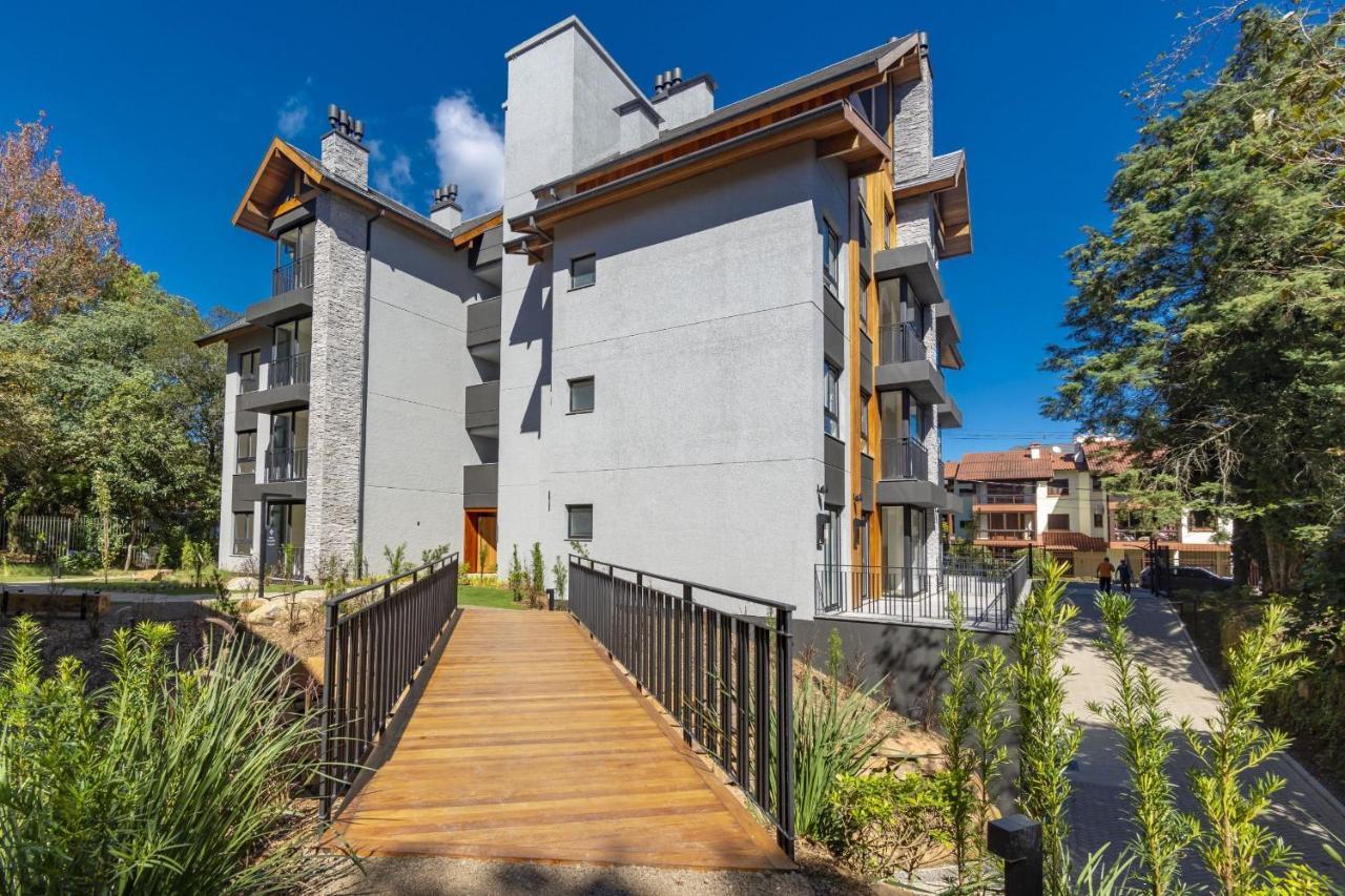 Rosa Edificio Bav Apartment Gramado Exterior photo