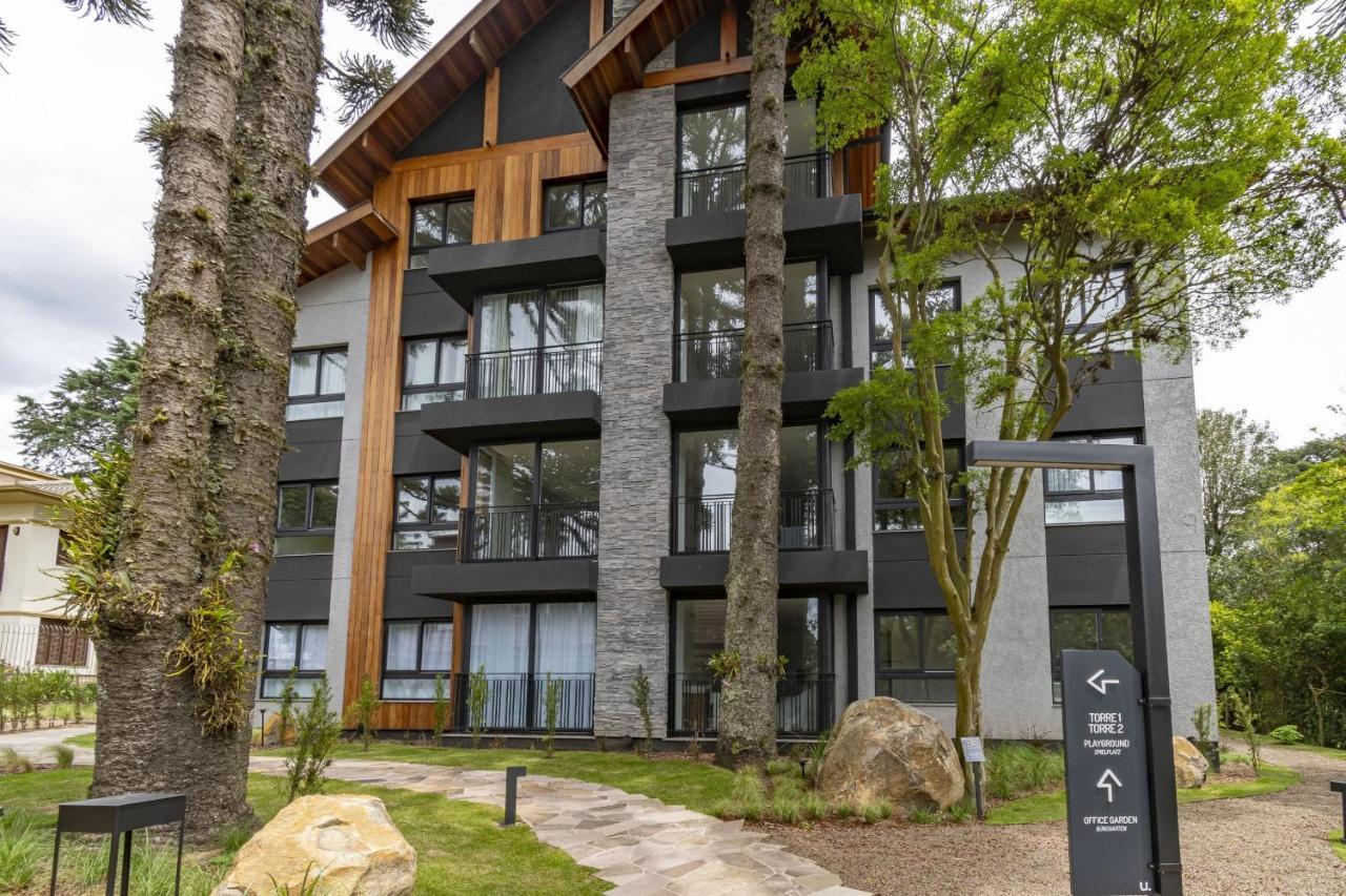 Rosa Edificio Bav Apartment Gramado Exterior photo