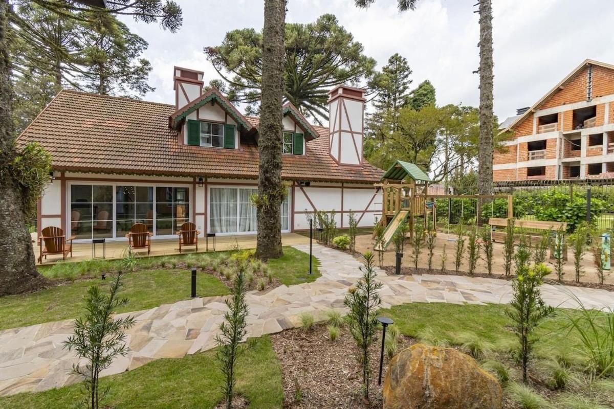 Rosa Edificio Bav Apartment Gramado Exterior photo