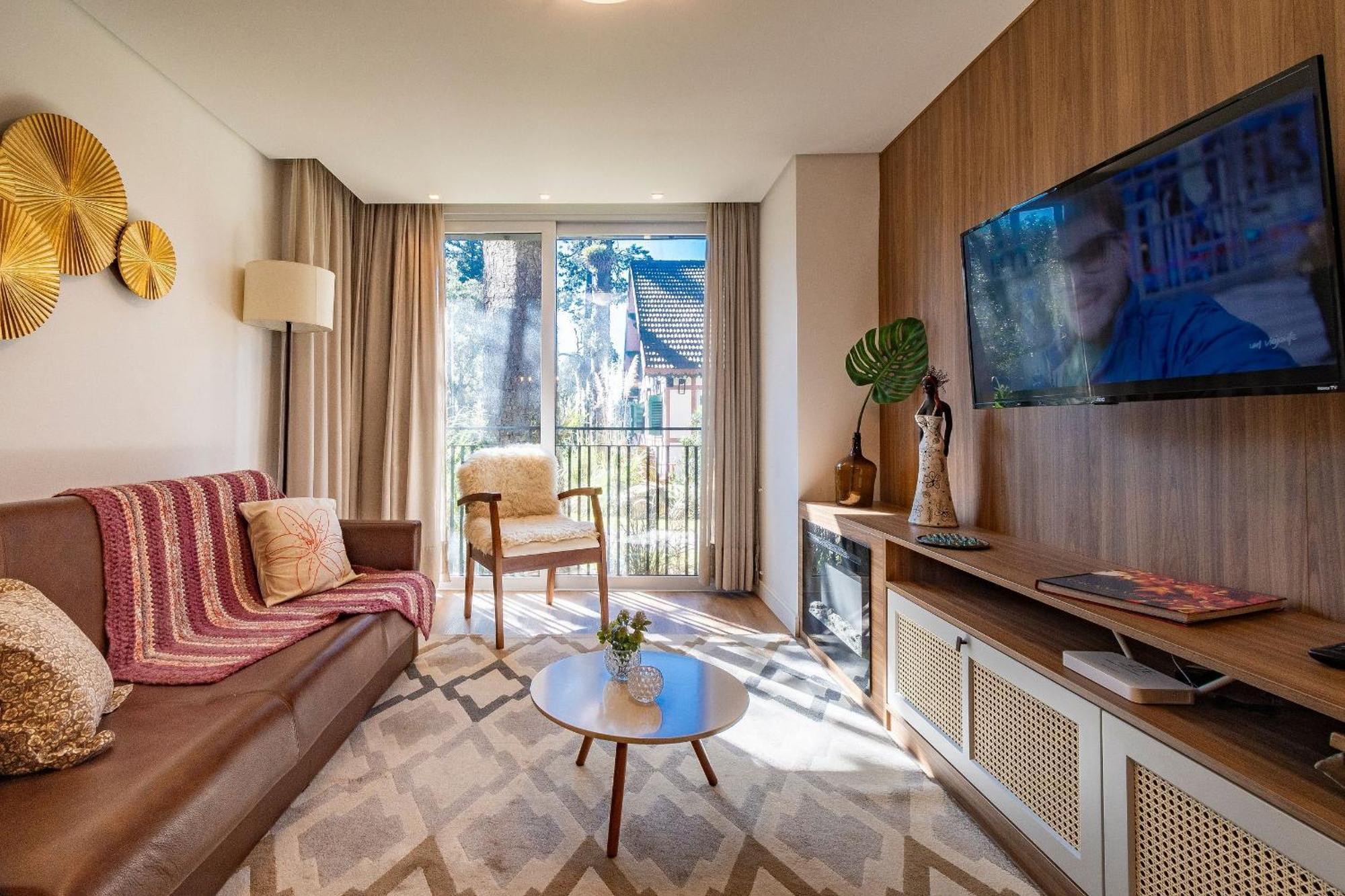 Rosa Edificio Bav Apartment Gramado Exterior photo