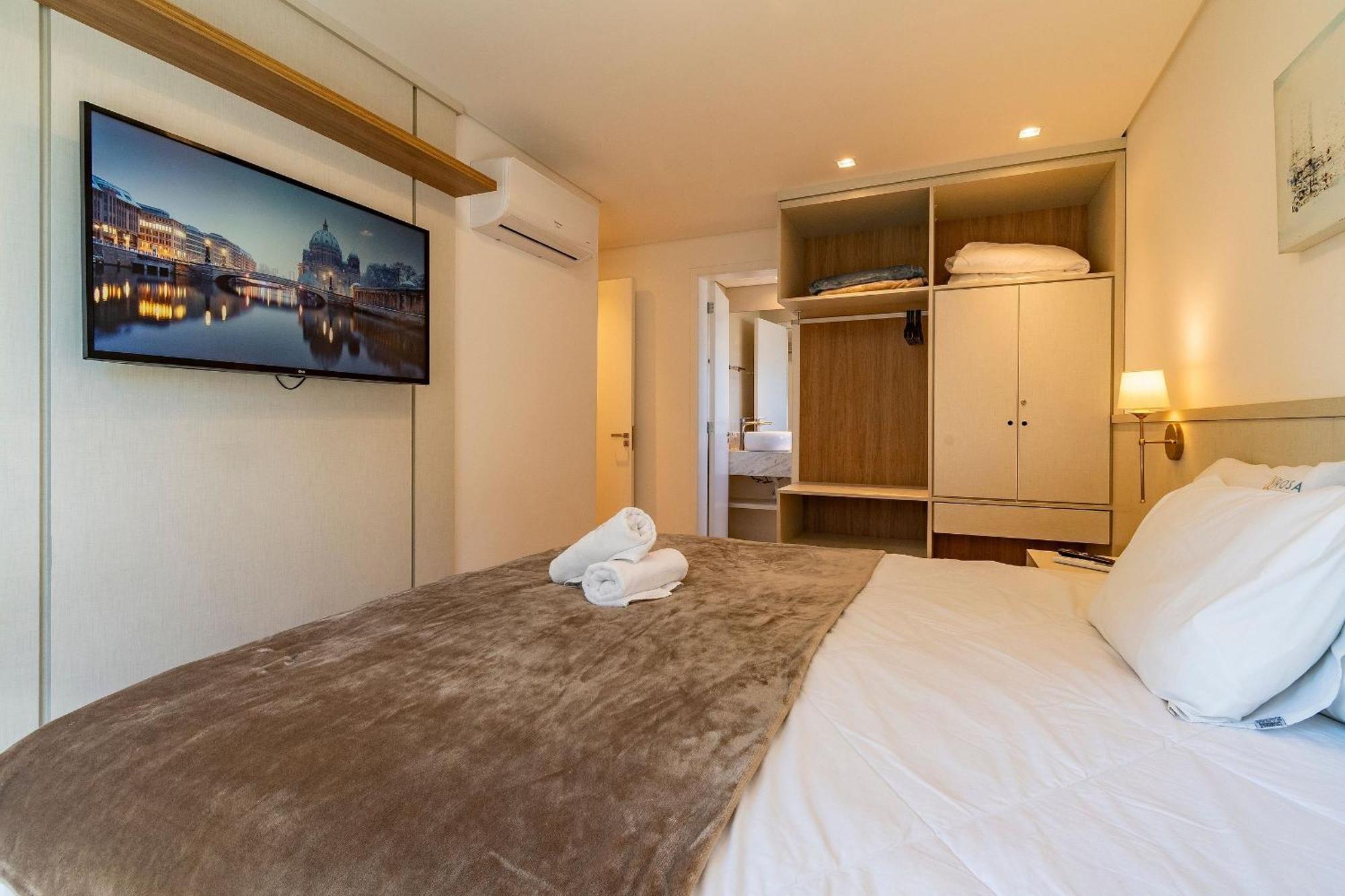 Rosa Edificio Bav Apartment Gramado Exterior photo