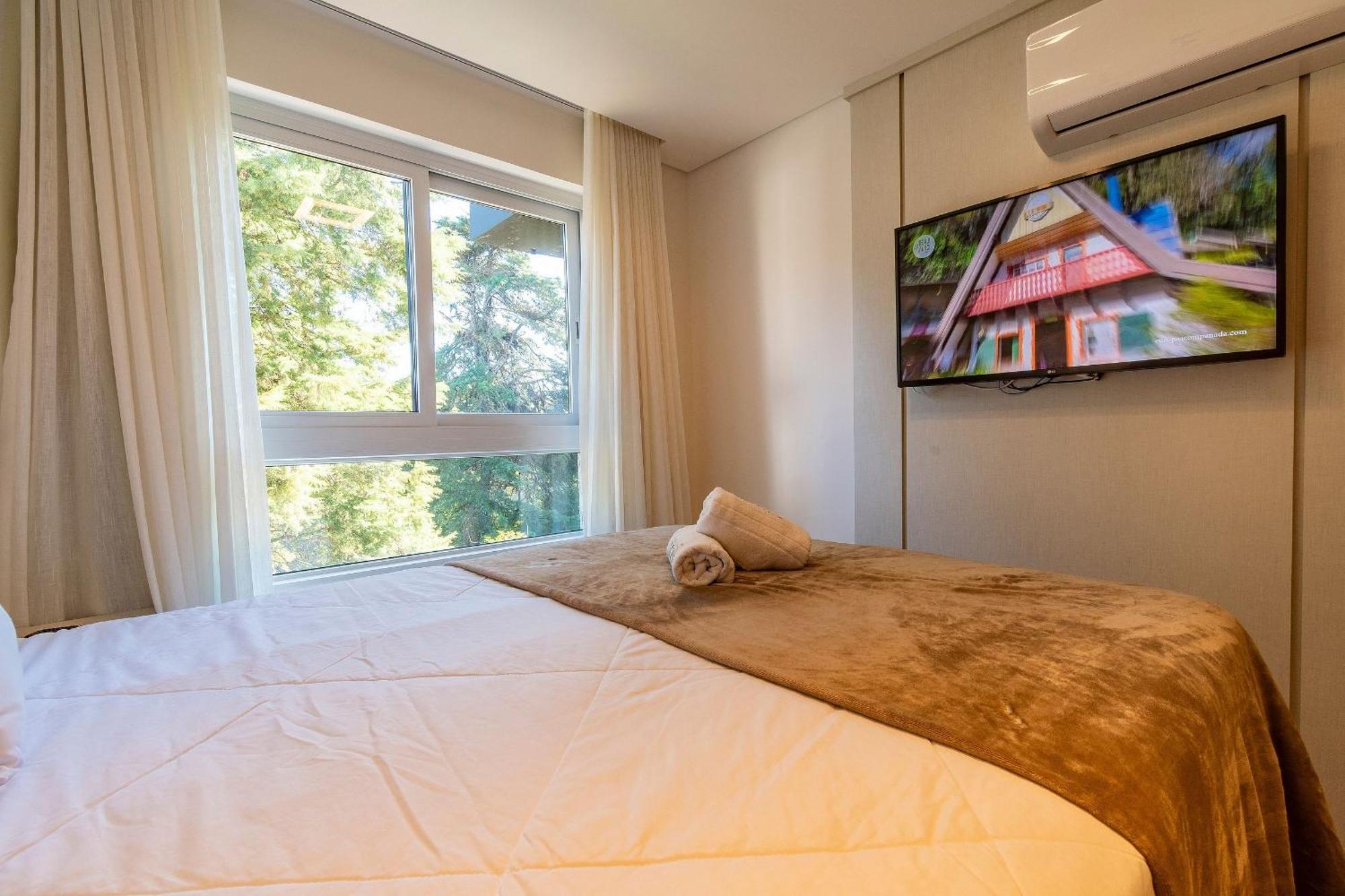 Rosa Edificio Bav Apartment Gramado Exterior photo