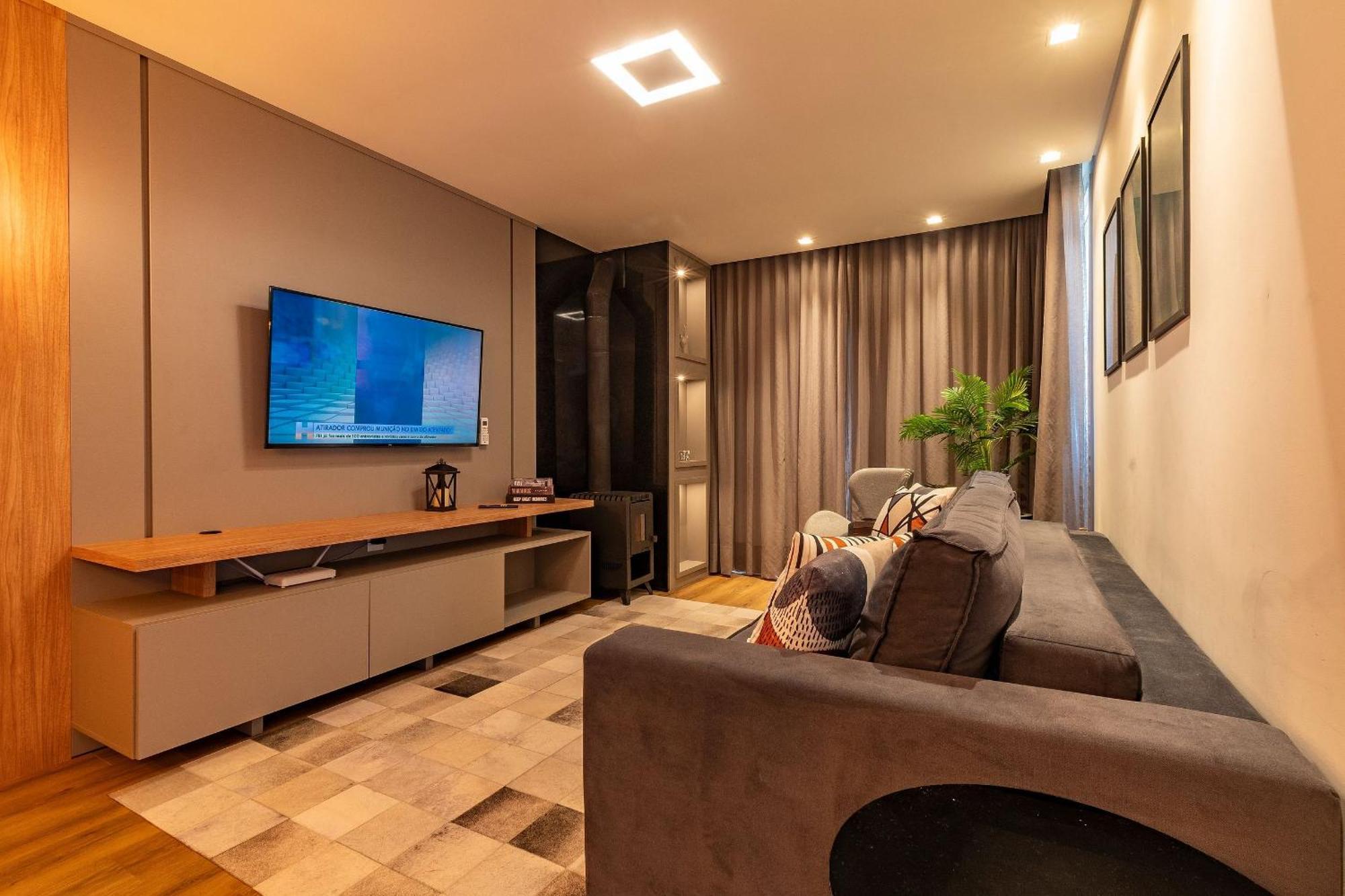 Rosa Edificio Bav Apartment Gramado Exterior photo